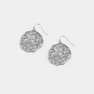 Silver Filigree Stem Earrings