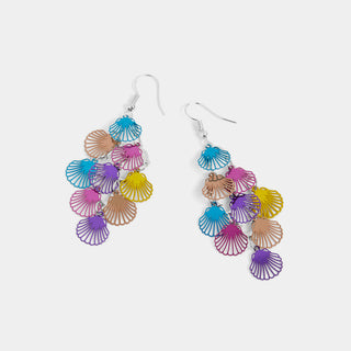 Shell Chandelier Earrings - Multi