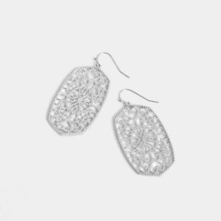 Filigree Dangle Earring - Silver