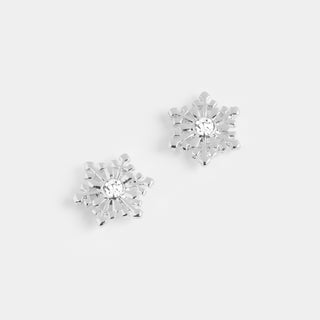 Snowflake Stud - Silver