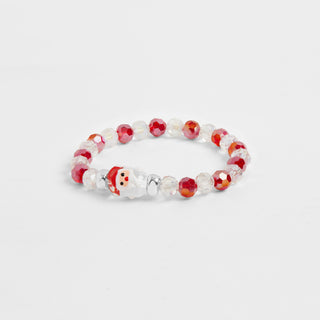 Santa Bead Bracelet - Red