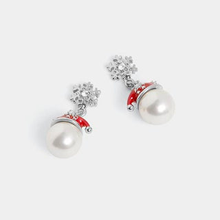 Snowflake Santa Dangle