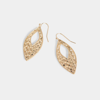 Whispers Criss Cross Drop - Gold
