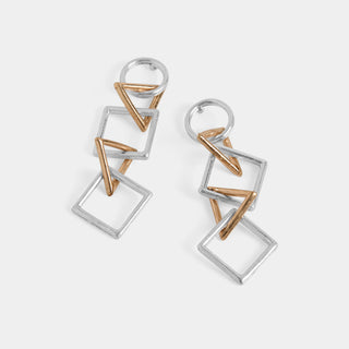 Whispers Mixed Shapes Dangle - Mixed Metal