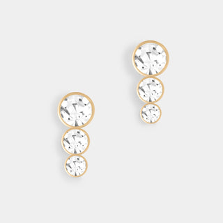 Whispers Dazzling Studs - Gold