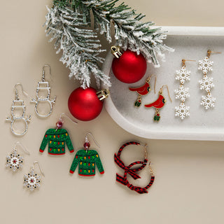 Whispers Snowman Outline - Silver