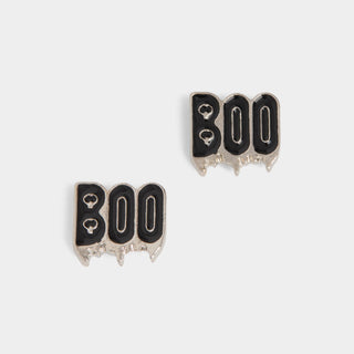 Whispers Boo Studs - Black