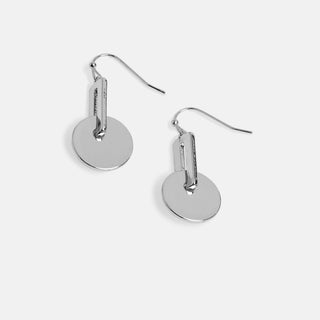 Whispers Modern Disc Dangle - Silver