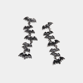 Whispers Bat Swarm Dangle - Black Shimmer