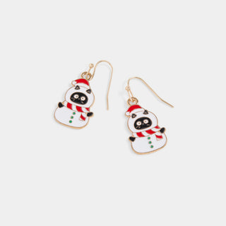 Whispers Mischievous Snowman Cat - White