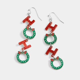 Whispers HoHo Holiday Dangle - Red/Green