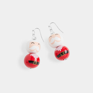 Whispers Santa Bauble Dangle - Red