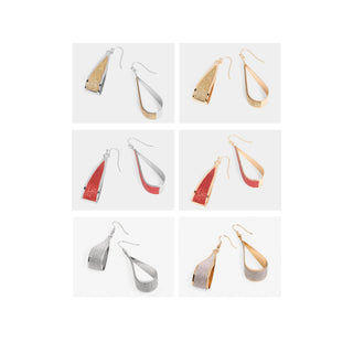 Whispers Sparkle Teardrop Earrings Assortment (12 PIECES: 6 Styles, 2 of each)