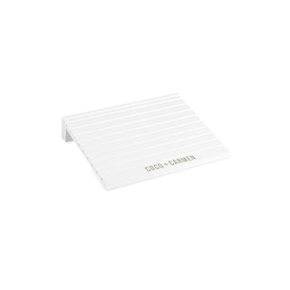 Carded Jewelry Slat Board Display - White