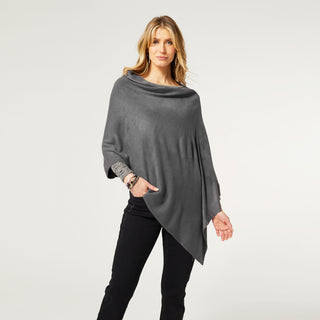The Lightweight Poncho - Cloudy Grey