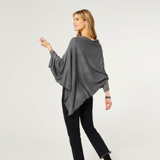 The Lightweight Poncho - Cloudy Grey