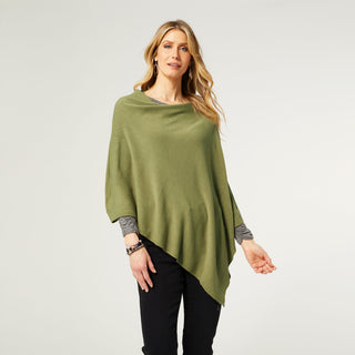 The Lightweight Poncho - Antique Moss