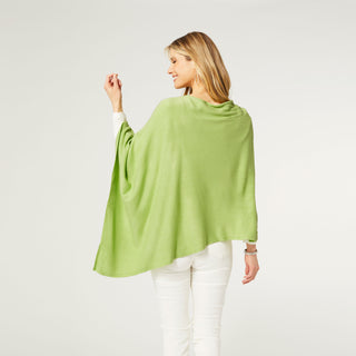 The Lightweight Poncho - Creamy Lime