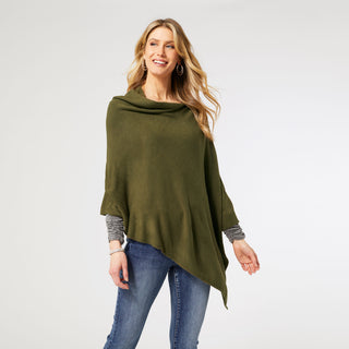 The Lightweight Poncho - Olive