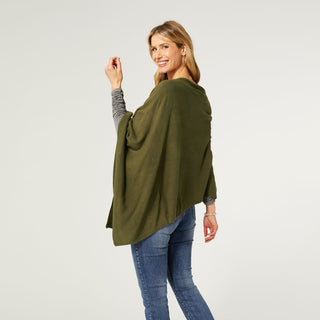 The Lightweight Poncho - Olive