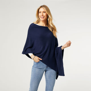 The Lightweight Poncho - Navy