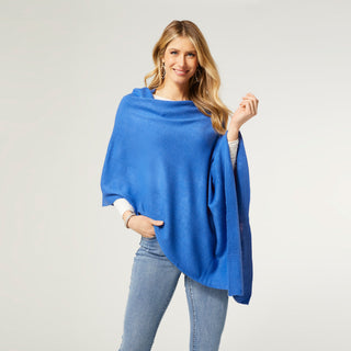 The Lightweight Poncho - Classic Blue