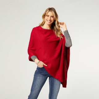 The Lightweight Poncho - Red