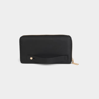 Revival Wallet Organizer With Clutch Strap - Black