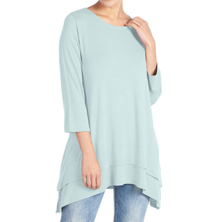 Double Layer Tunic - Soft Mint