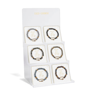 Moonstone Luxe Padlock Bracelet - Pack/Display