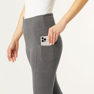 Smooth Cell Pocket Legging - Charcoal