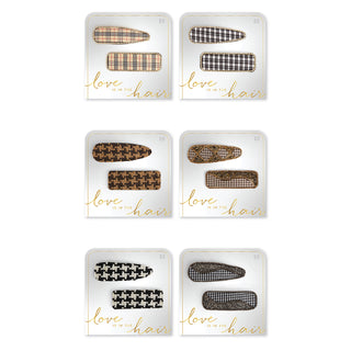 Suiting Hair Clips - Pack