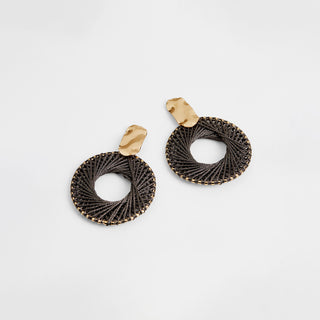 Tia Earrings - Charcoal