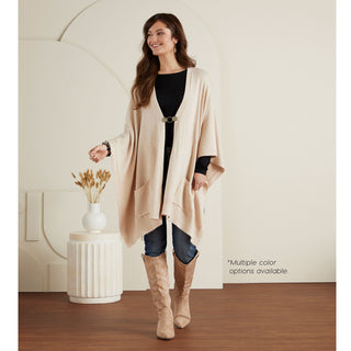 Alani Lightweight Cardigan with Pockets - Oatmeal