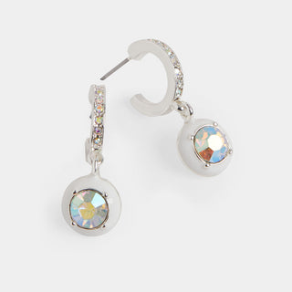 Giada Earrings - White/Silver