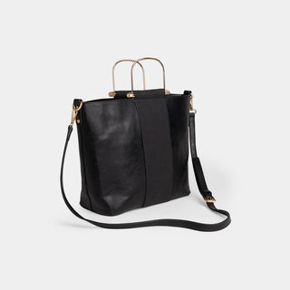 Davina Tote & Crossbody - Black