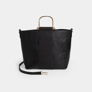 Davina Tote & Crossbody - Black