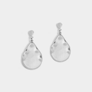 Silver Teardrop with Trim - Silver