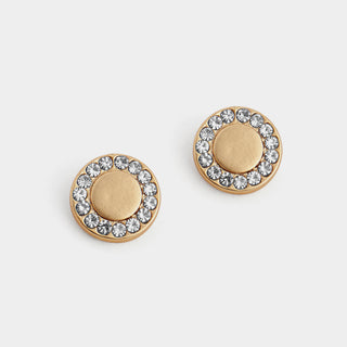 Gold Stud with Stones - Gold