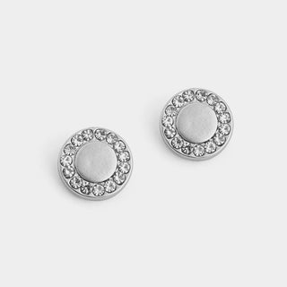 Gold Stud with Stones - Silver