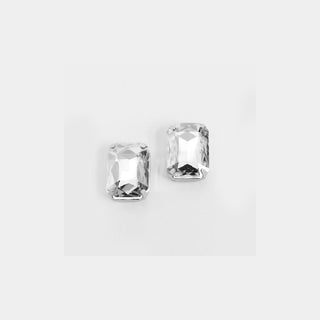 Octagon Jewel Earring - Clear