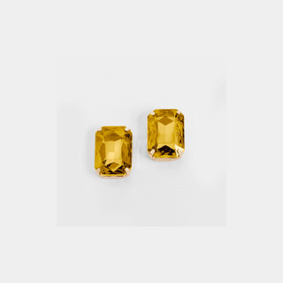 Octagon Jewel Earring - Golden