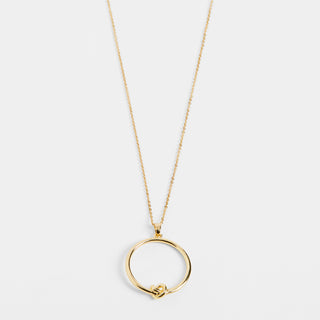 Gold Knot Necklace - Gold