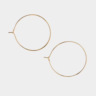 Charm Bar Earrings - Gold
