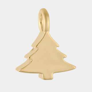 Christmas Tree Charm - Gold